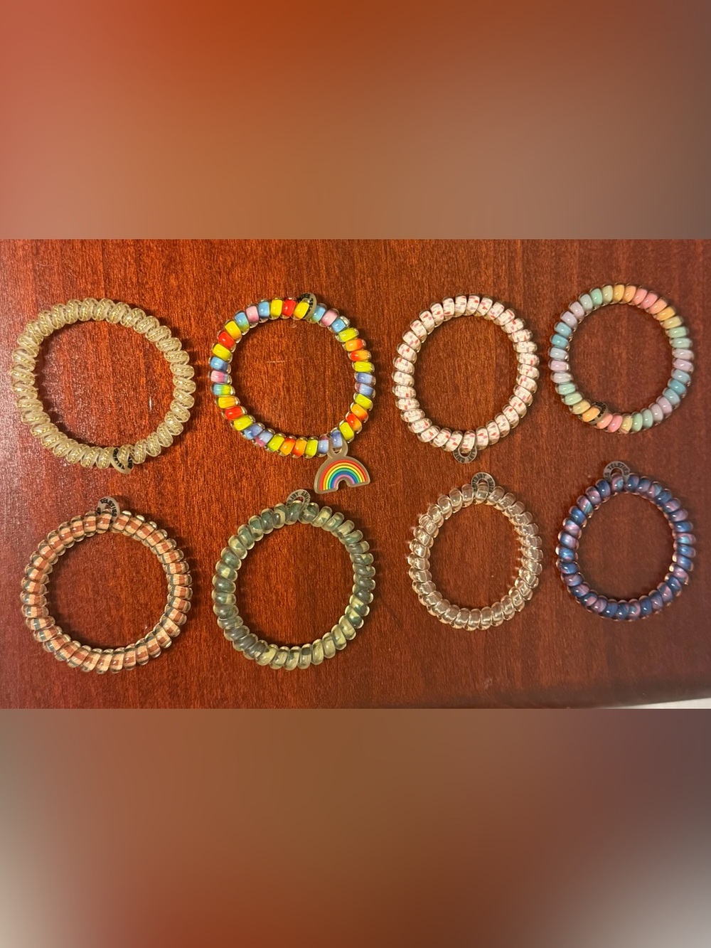 Lot of 8 Teleties hair ties